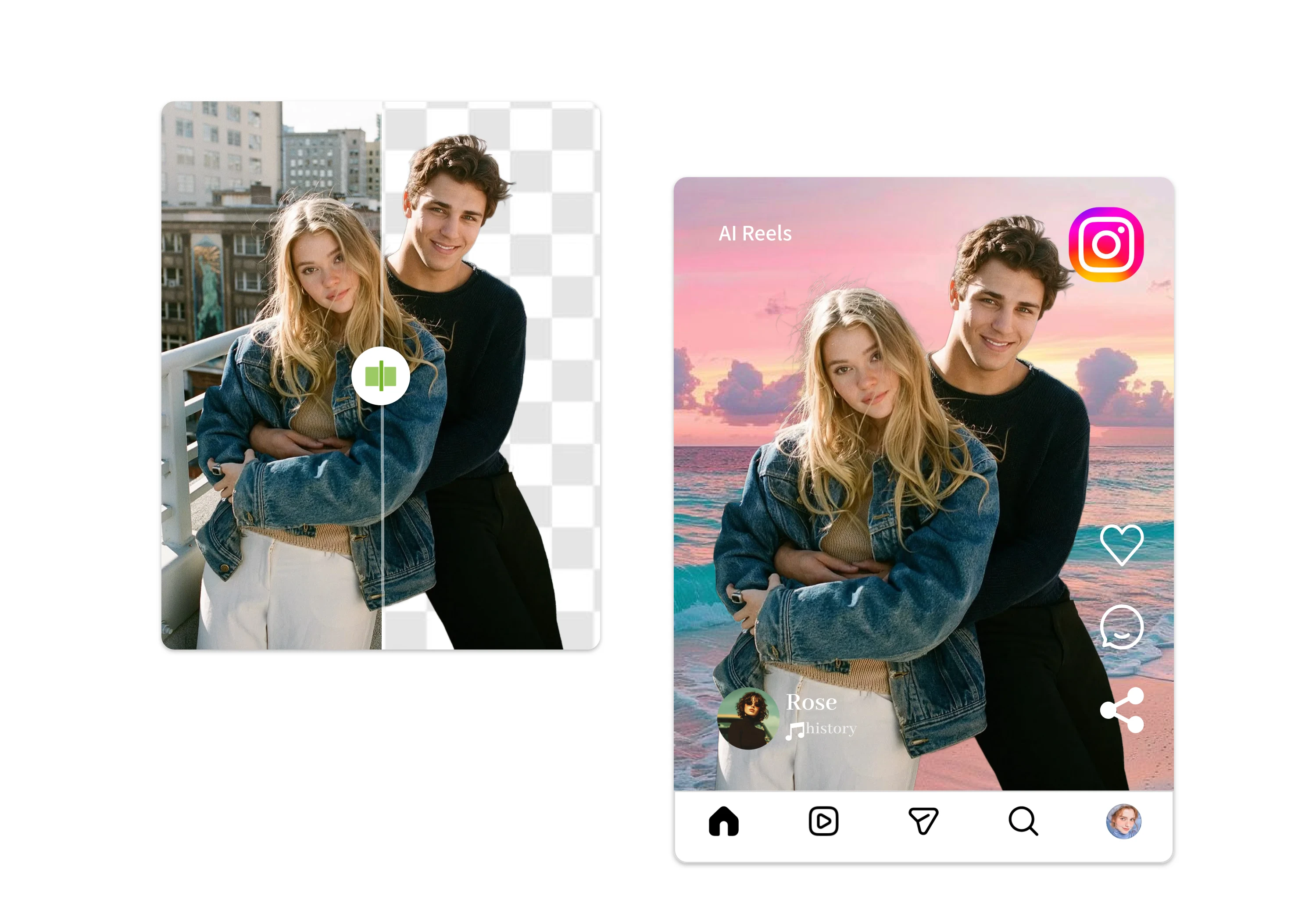 Online Background Changer for Social Media Growth