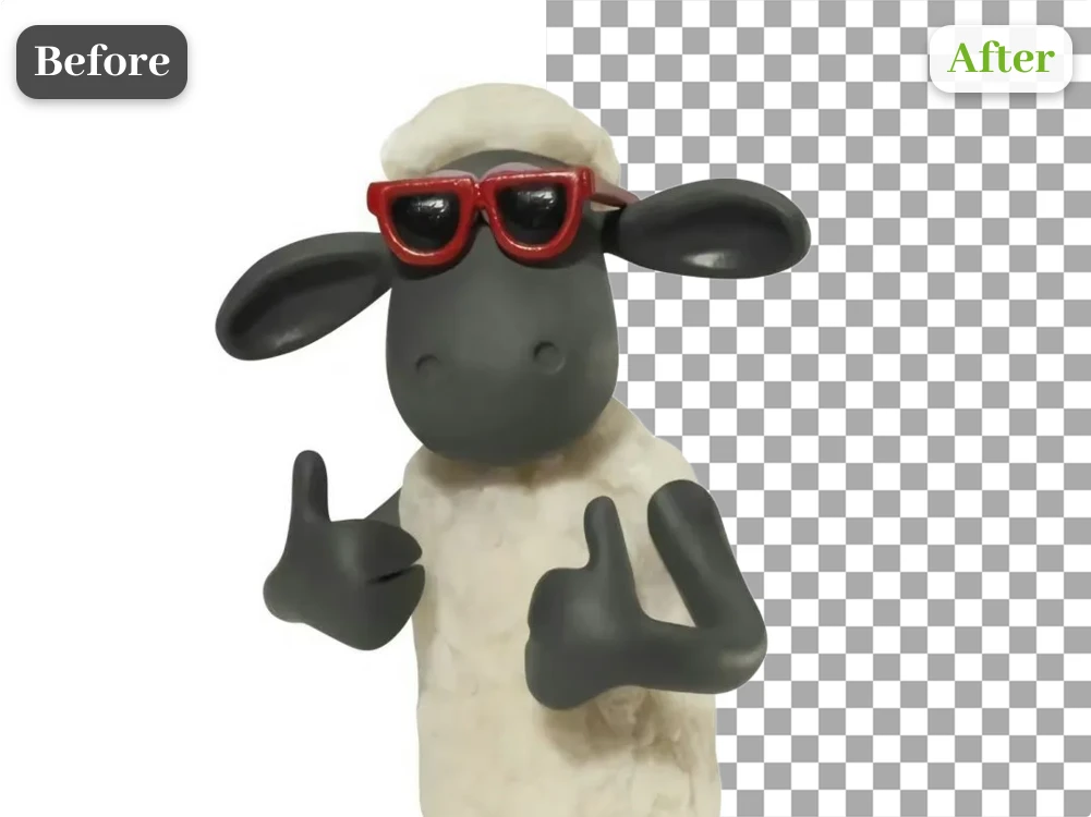 transparent meme gif after background removal
