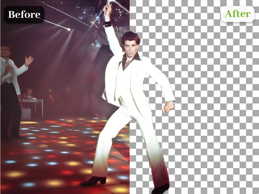 transparent dancing gif after background removal