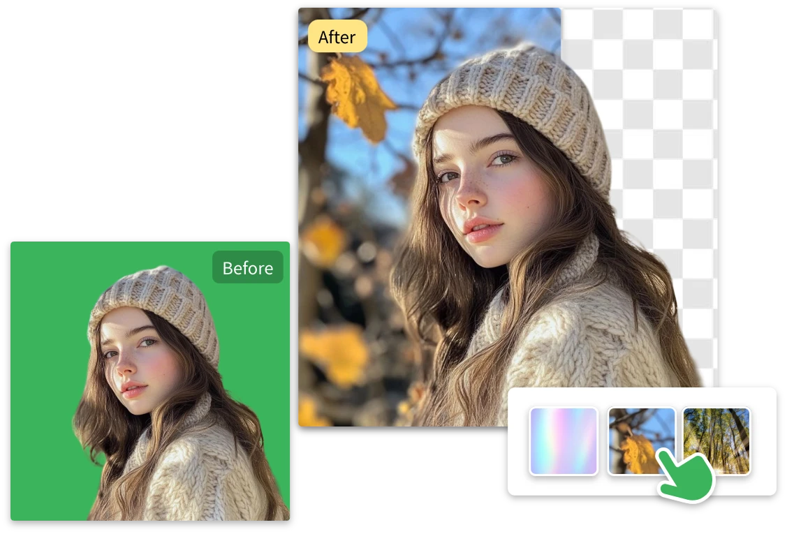 Speed Up Marketing Design with AI Green Screen Removal