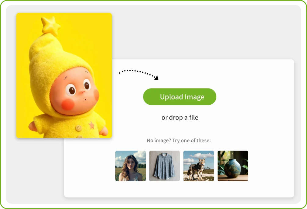 Upload a PNG and Instantly Start Removing the Background