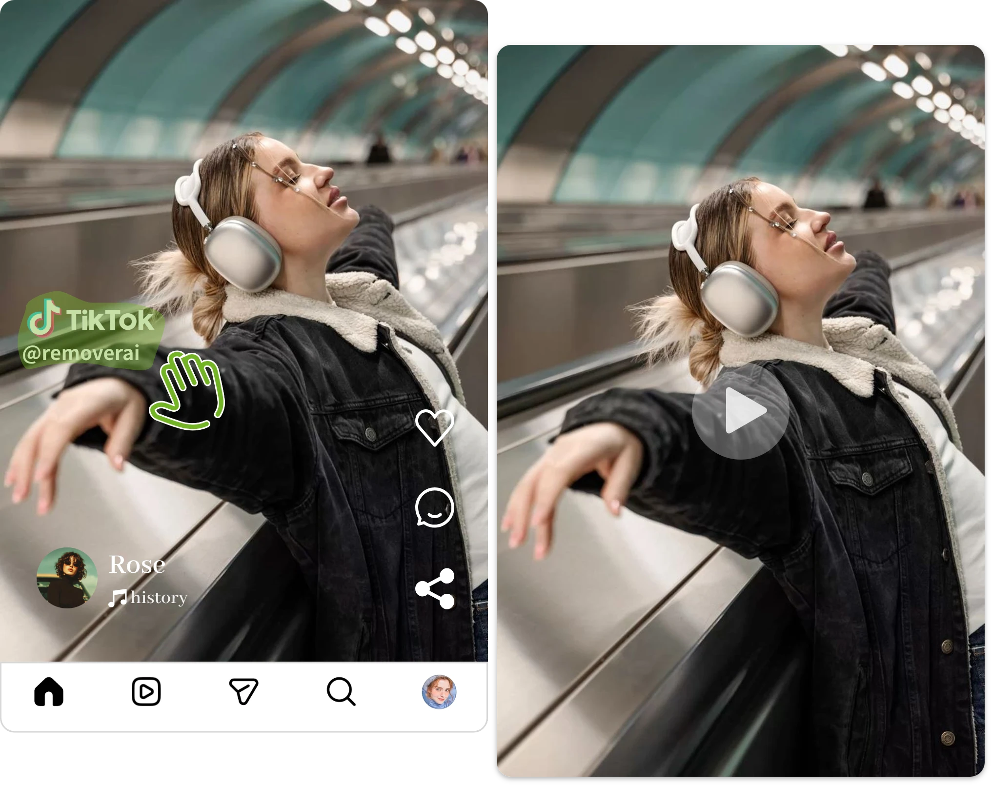 Remove TikTok Watermark from Video & Social Media Logos