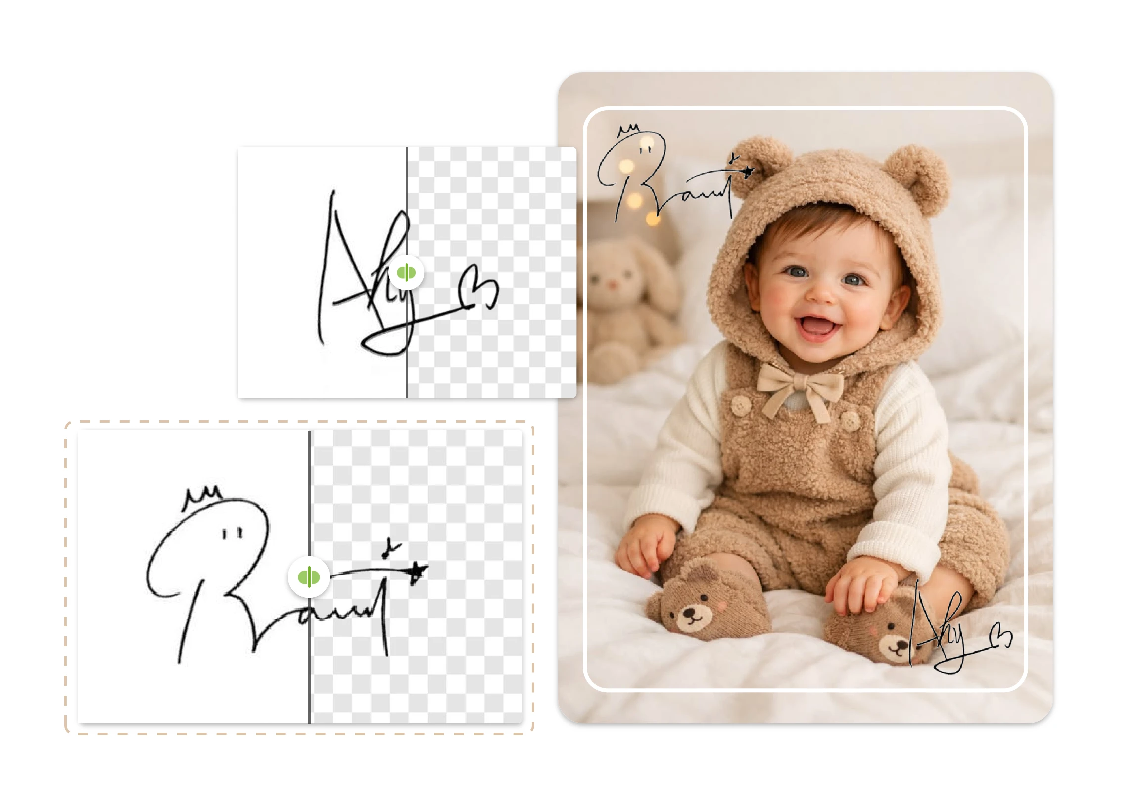 Try Online Signature Background Remover to Create Cute Baby Signatures