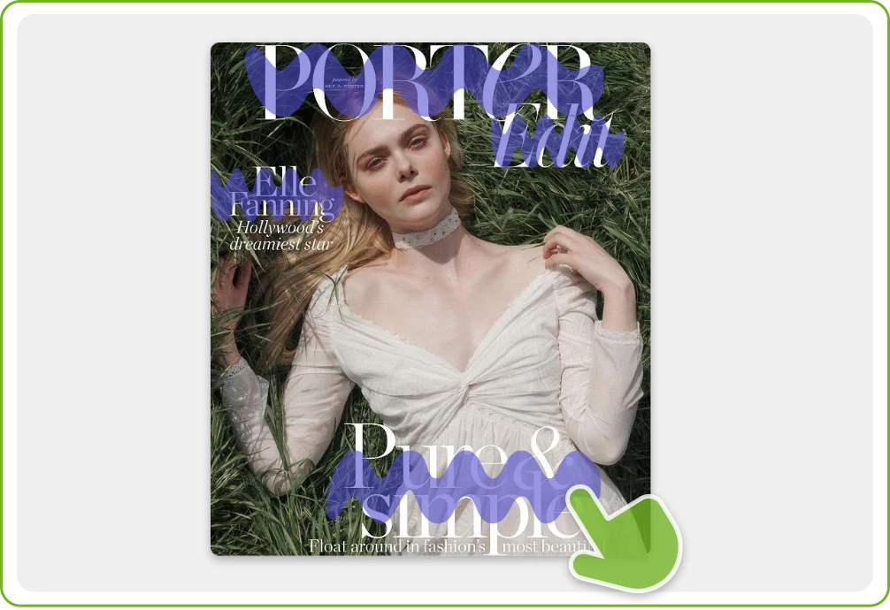 Brush Away Unwanted Text