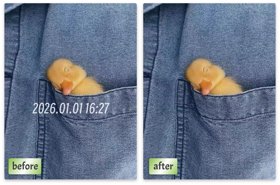 Natural Background Reconstruction After Removing Watermark