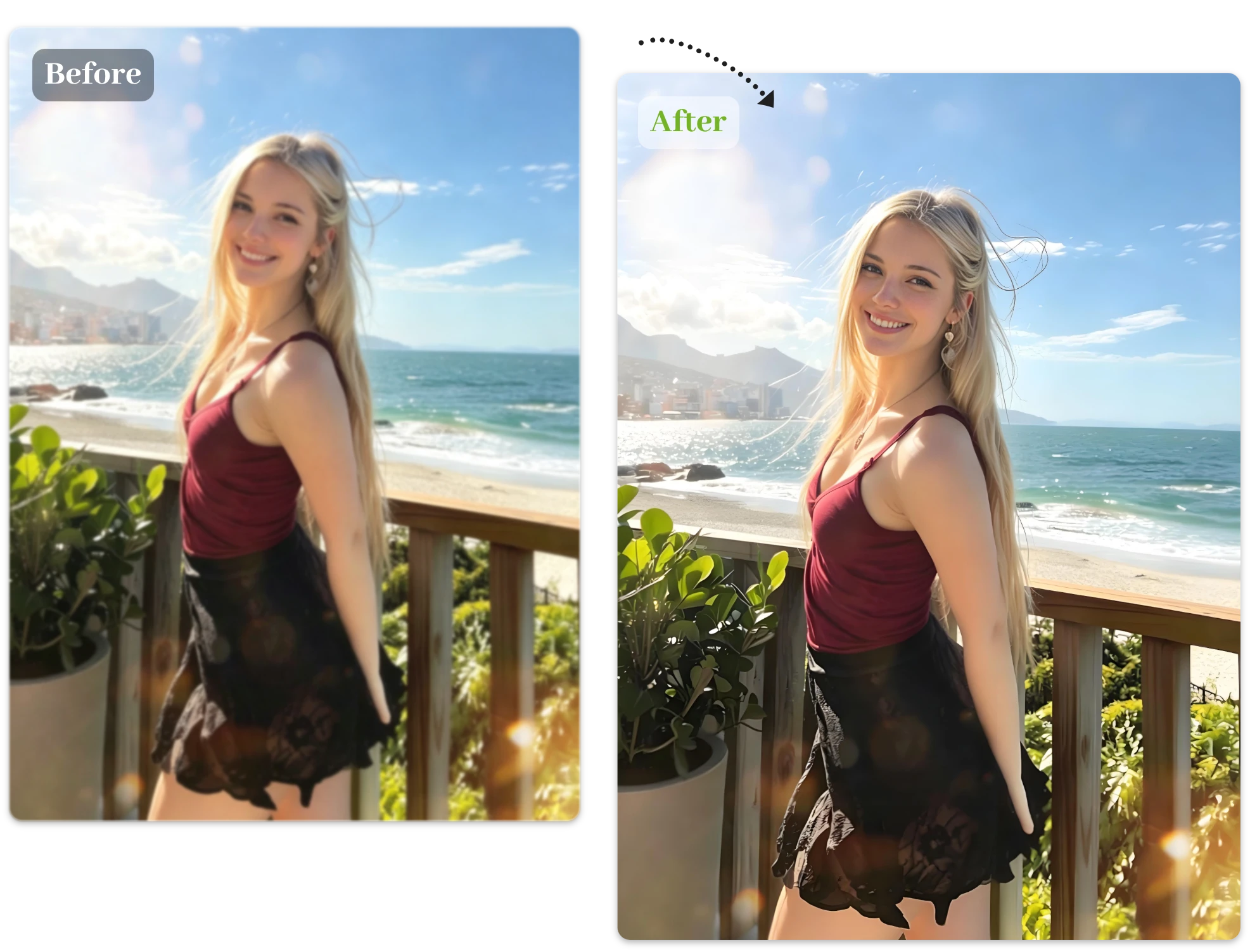 Create Eye-Catching Thumbnails by Removing Blur from Image Online