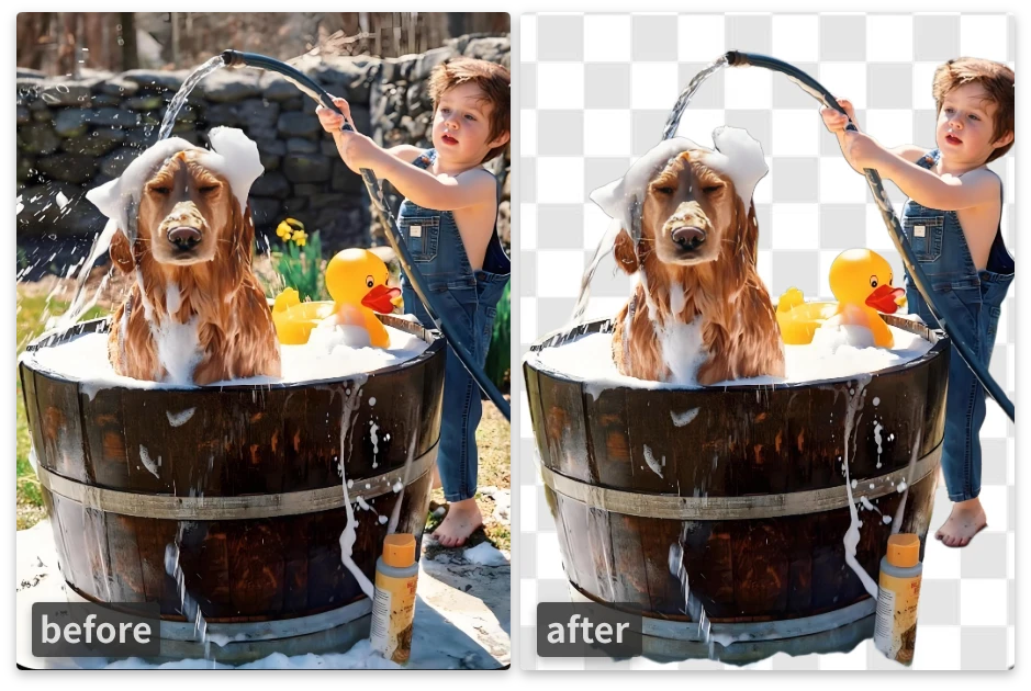customer creating transparent GIFs online