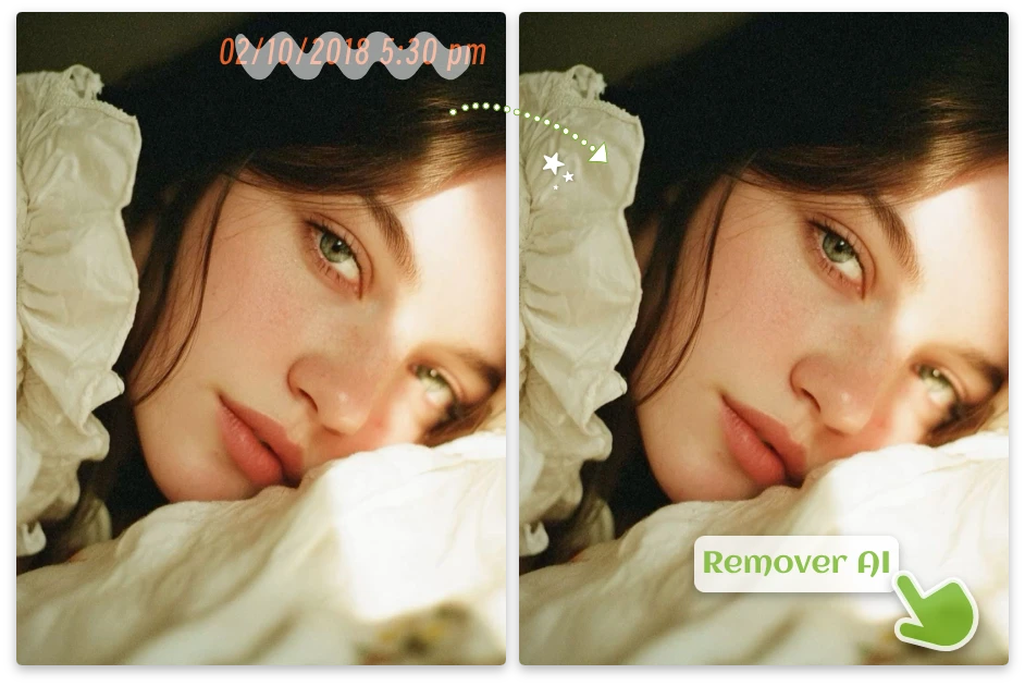 Bring Old Photos Back to Life by Removing Date Stamps