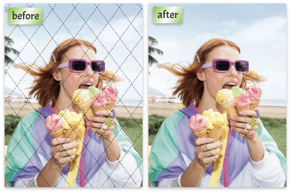 Fast AI Watermark Removal with Natural Results